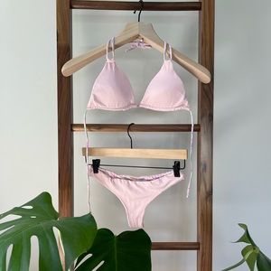 San Lorenzo Hawaii reversible pink bikini M/L